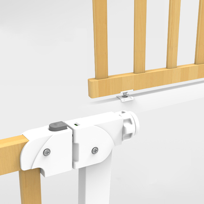 Allungabile nessuna fine automatica extra di perforazione di Multiscene del bambino del portone bianco del metallo ampia