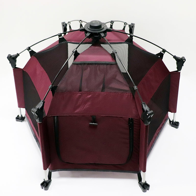 Tenda pieghevole per box da viaggio per animali domestici, leggera, di piccole dimensioni, installazione rapida