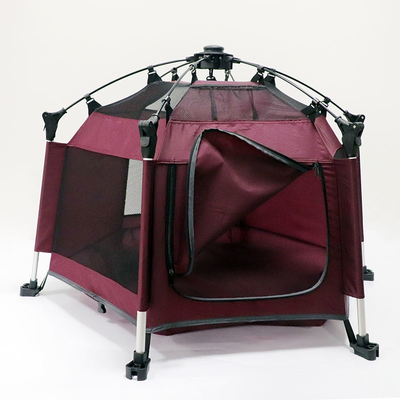Tenda pieghevole per box da viaggio per animali domestici, leggera, di piccole dimensioni, installazione rapida