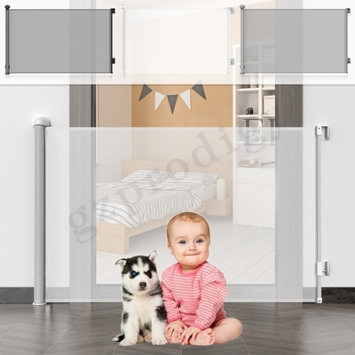 La protezione della scala dei bambini personalizza il portone di Mesh Expandable Gate Retract A di sostegno a 72 pollici