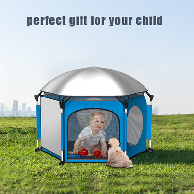 Tenda dell'interno ed all'aperto Grey Blue Color arancio del gioco di pop-up di piegatura A
