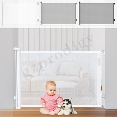 Portone ritrattabile di Mesh Gate Extra Wide dell'ABS di multi allungamento staccabile facile a 71 pollici ritrattabile di direttiva per i cani fuori