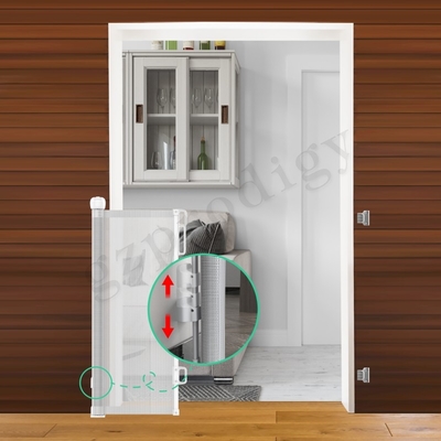 ABS PVC mesh retrattile porta bambino porta di sicurezza per cani per porta