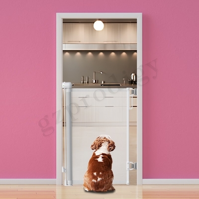 Porta extra larghezza nera retrattile per bambini porta di sicurezza facile da arrotolare per bambini