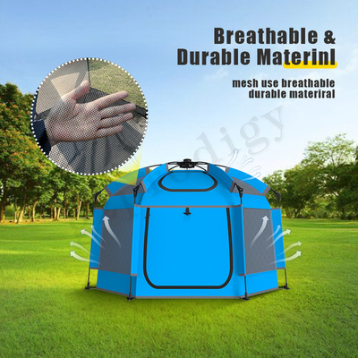 210D facile stoccaggio Pop Up Toy Tent Bambino sicurezza tenda pieghevole Playhouse