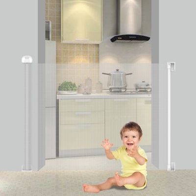 Porta di sicurezza retrattile per bambini e animali domestici Barriera di sicurezza per bambini