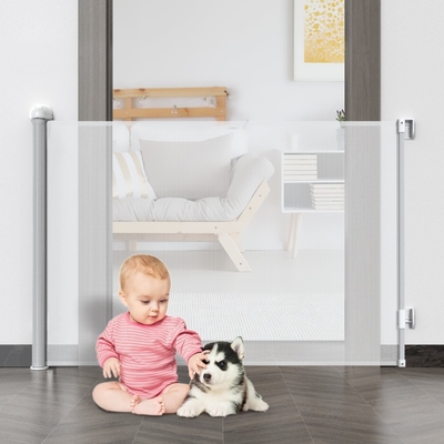 Prodigy ABS PVC Mesh Retractabile Baby Gate Multi Scene