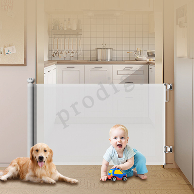 EN1930/CPC/ASTM 197 pollici Pvc Mesn Barriera di sicurezza per bambini Cancello retrattile per porta