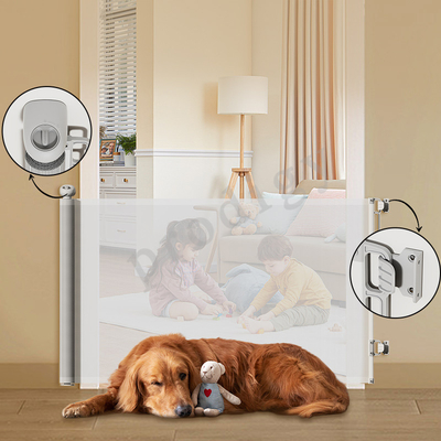 Easy Step Extra Wide Baby And Child Safety Door Porta di scalinata per la recinzione delle scale Nessun trapano con indicazione di pressione
