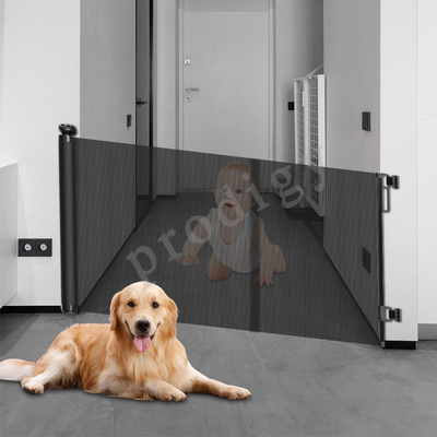 Senza perforazione di sicurezza retrattile porta di scalinata sicura per bambini per cani