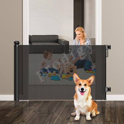 Logo personalizzato Griglia porta di sicurezza retrattile porta pieghevole porta di sicurezza per bambini per scala